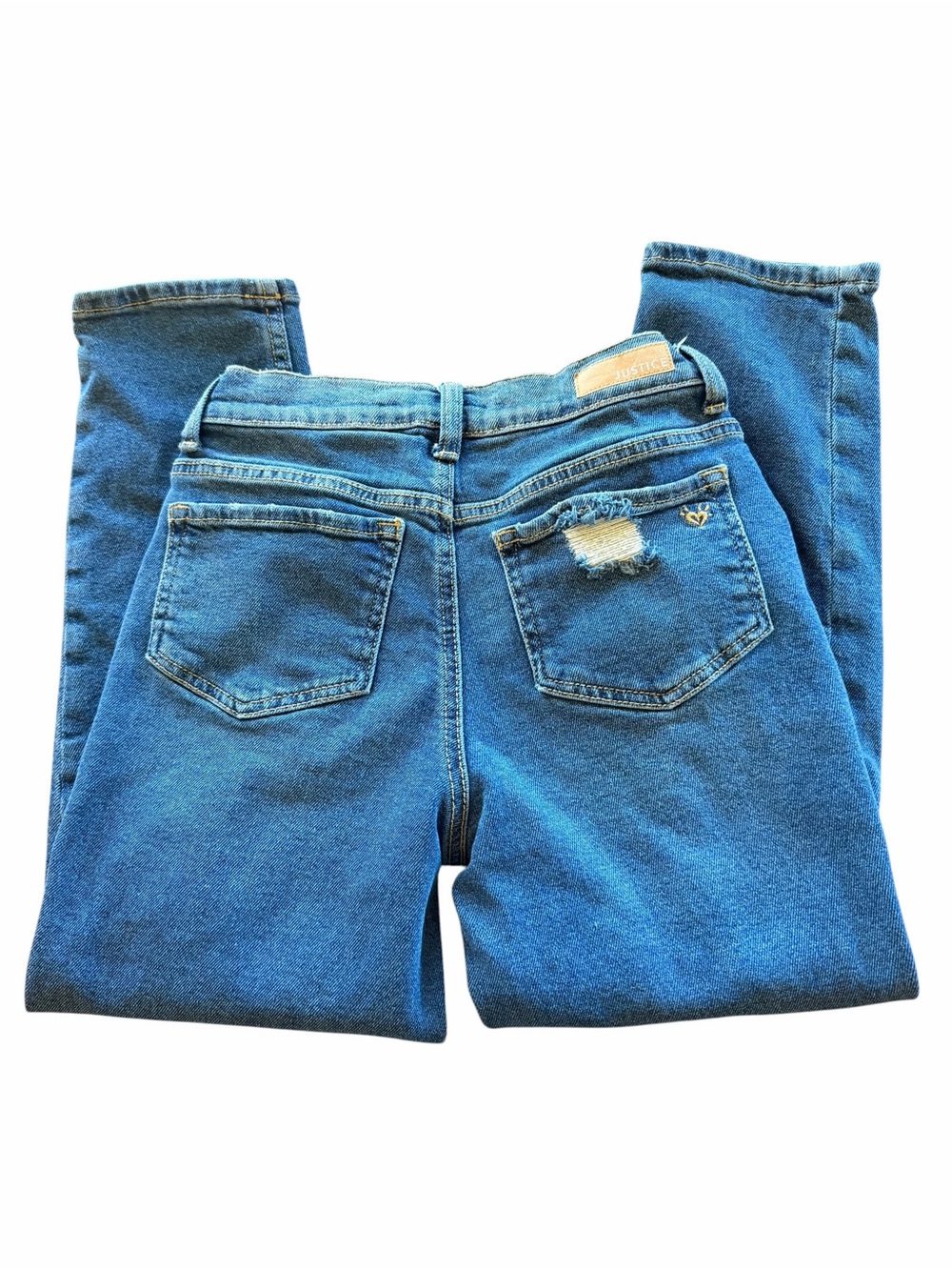 Justice Girls Distressed Skinny Jeans Size 14
